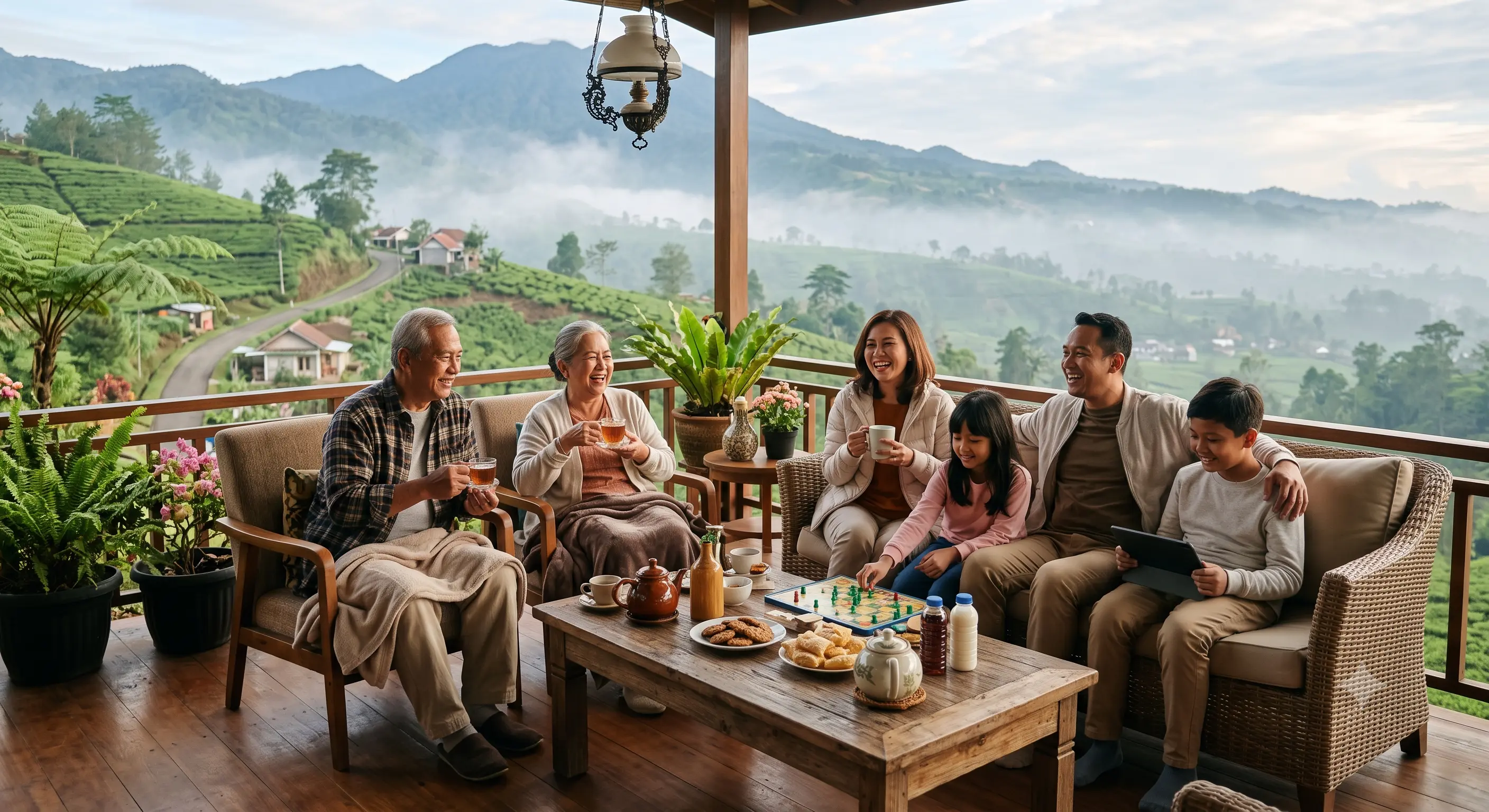 Liburan ke Puncak saat weekend di villa Bogor